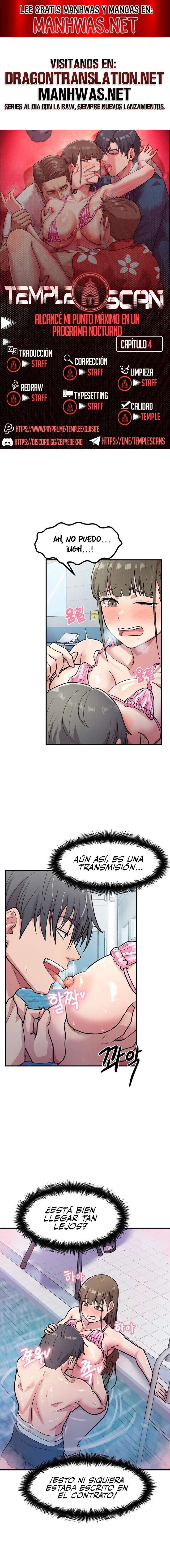 Alcancé Mi Punto Máximo En Un Programa Nocturno Capítulo 4 - Page 1