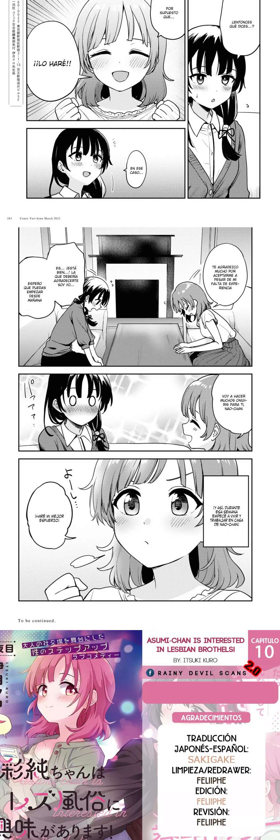 Asumi-chan wa Lesbian Fuuzoku ni Kyoumi ga Arimasu! Capítulo 10 - Page 4