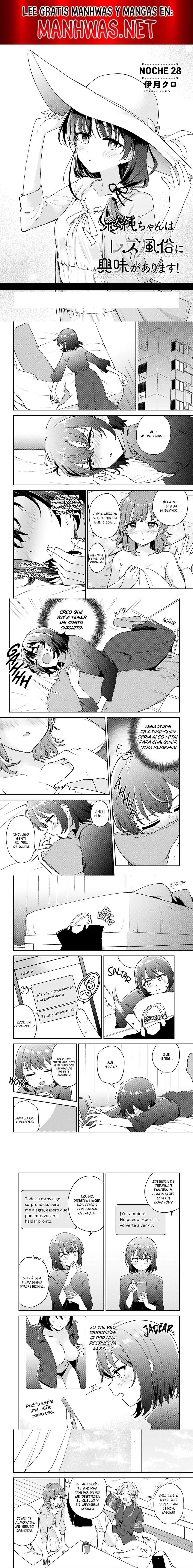 Asumi-chan wa Lesbian Fuuzoku ni Kyoumi ga Arimasu! Capítulo 28 - Page 1