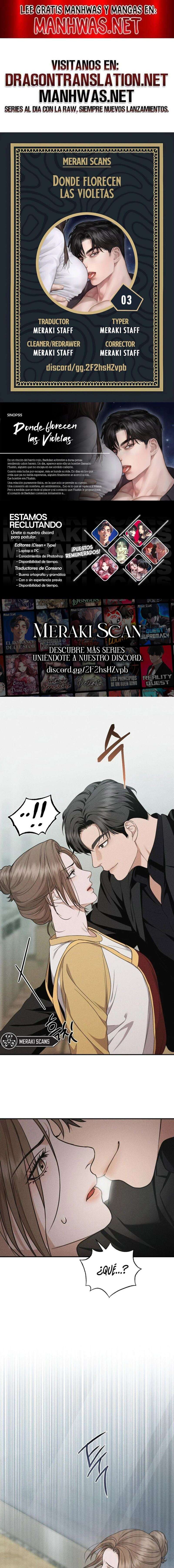 Donde florecen las violetas Capítulo 3 - Page 1