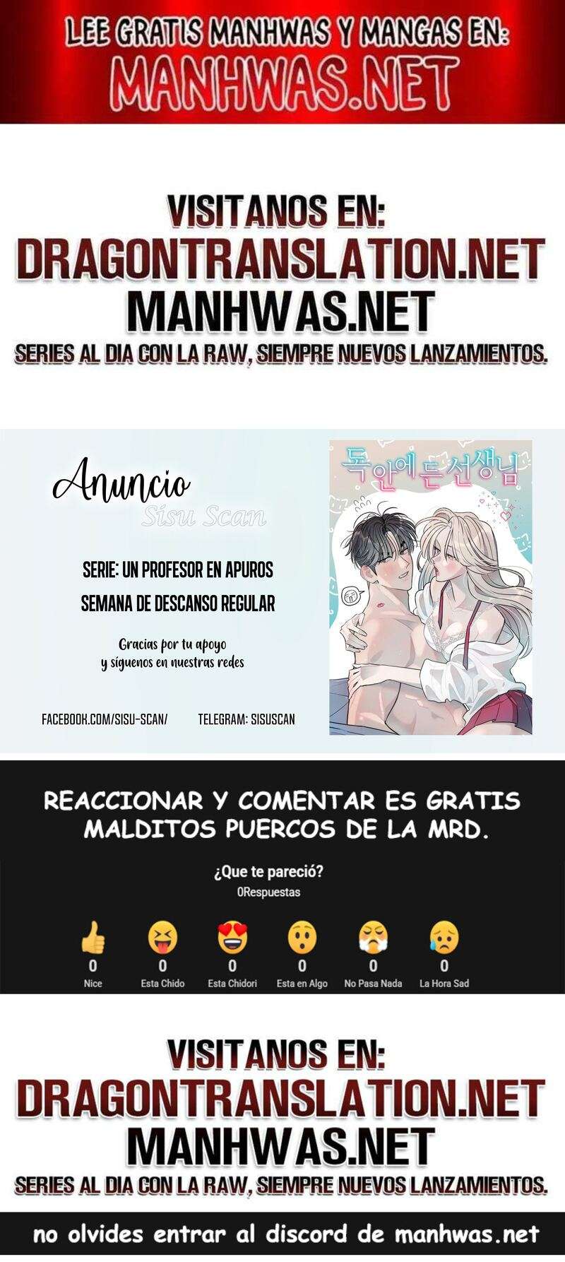 Un profesor en apuros Capítulo 10.5 - Page 1