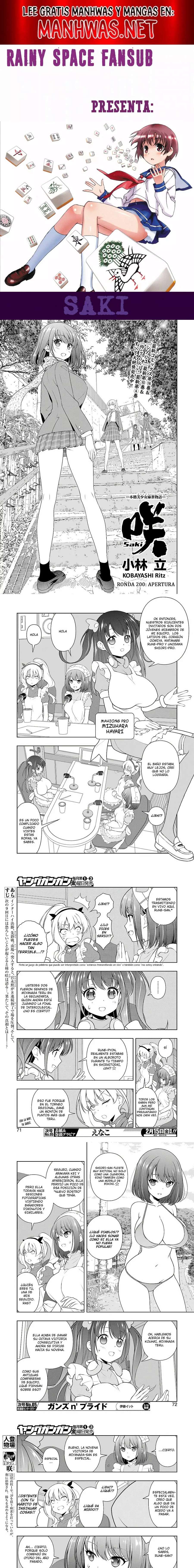 Saki Capítulo 202 - Page 1