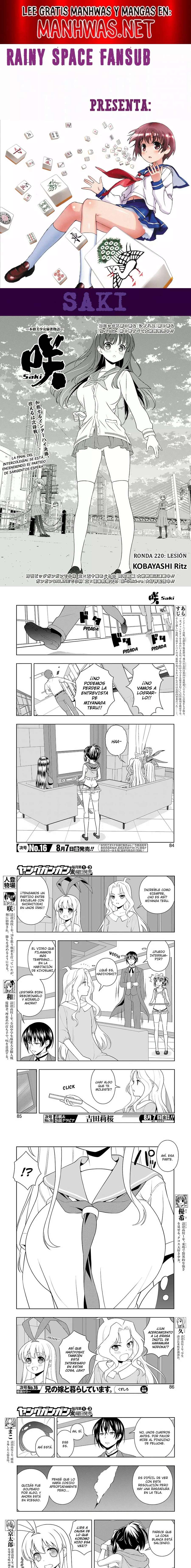 Saki Capítulo 222 - Page 1