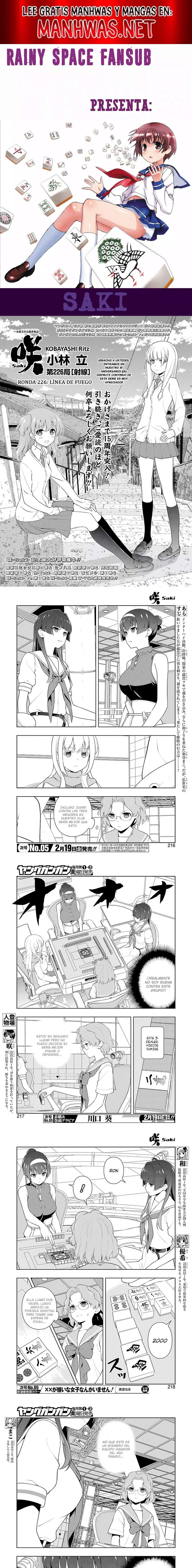 Saki Capítulo 228 - Page 1