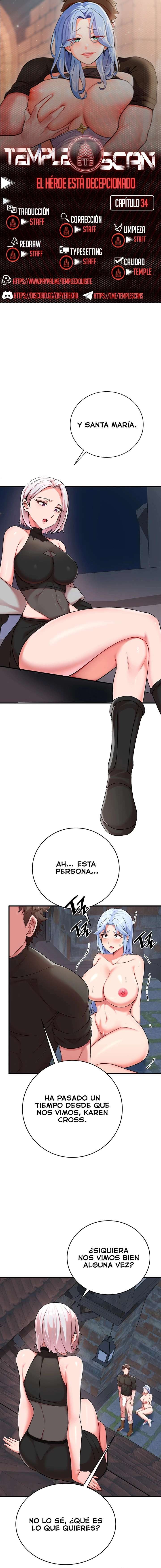 El Guerrero está Decepcionado Capítulo 34 - Page 1