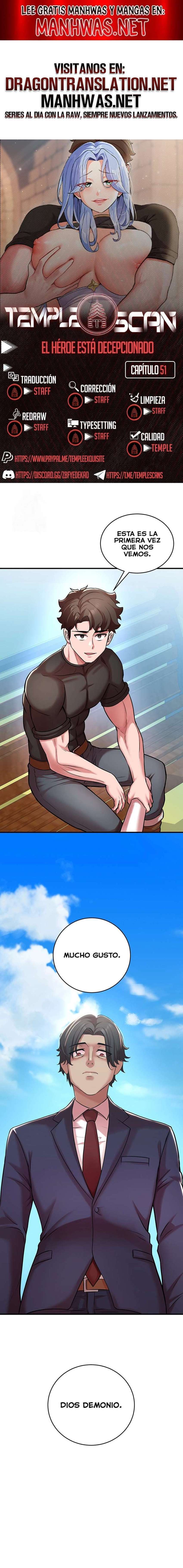 El Guerrero está Decepcionado Capítulo 51 - Page 1