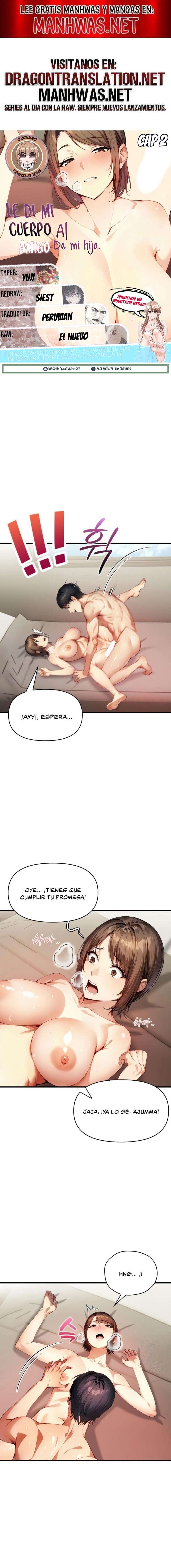 Le di mi cuerpo al amigo de mi hijo Capítulo 2 - Page 1