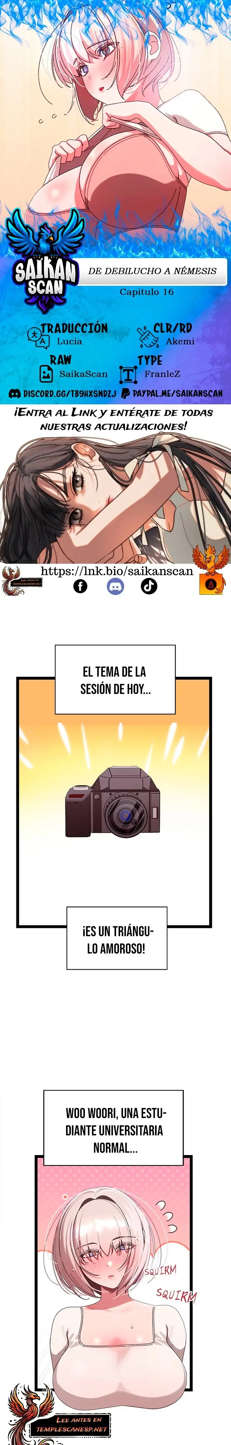 De debilucho a némesis Capítulo 16 - Page 1