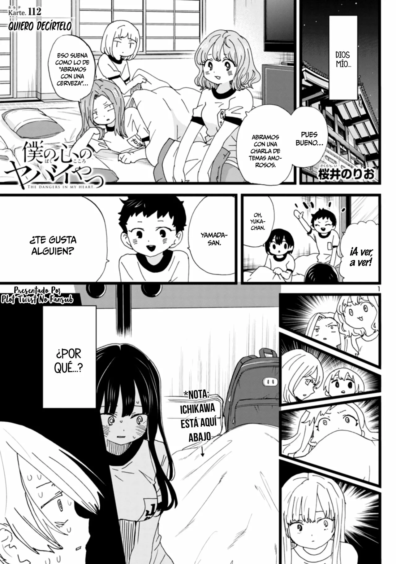 Boku no Kokoro no Yabai Yatsu Capítulo 112 - Page 3