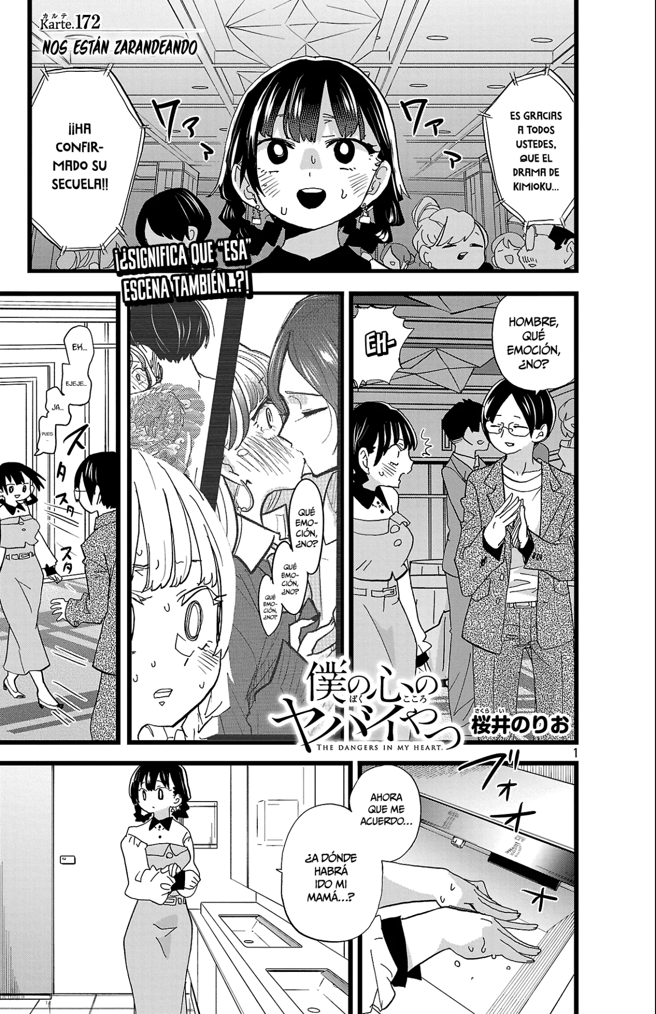 Boku no Kokoro no Yabai Yatsu Capítulo 172 - Page 3