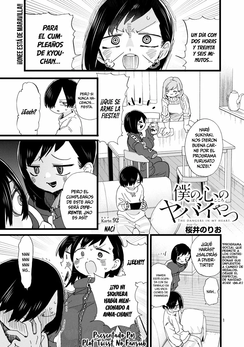 Boku no Kokoro no Yabai Yatsu Capítulo 92 - Page 5