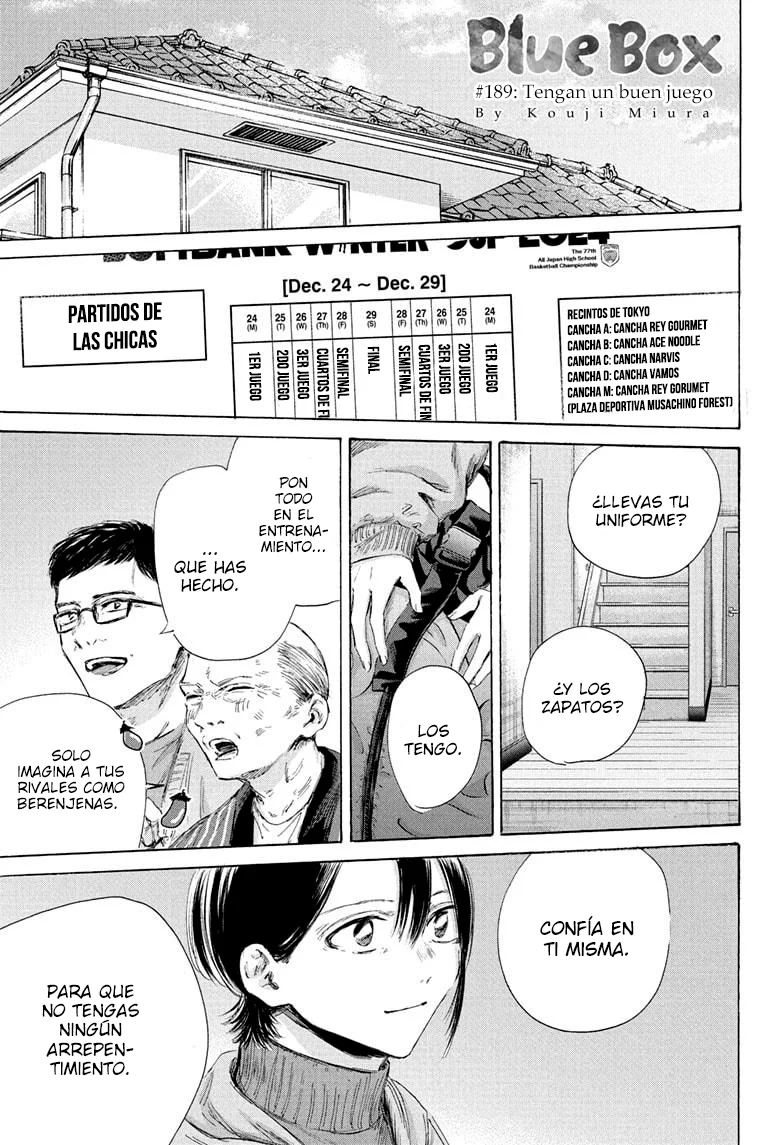 Blue Box Capítulo 189 - Page 1