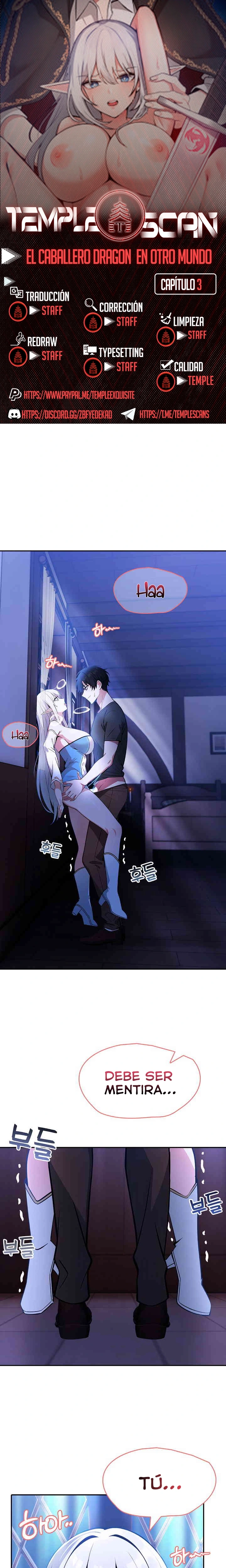 El Caballero Dragón En Otro Mundo Capítulo 3 - Page 1