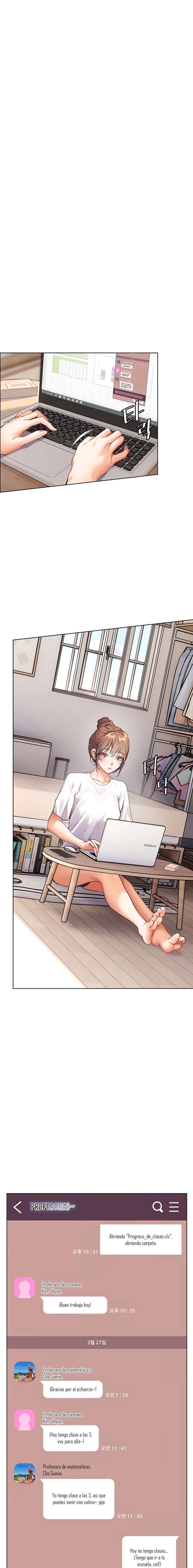 Los esfuerzos de las maestras Capítulo 40 - Page 18