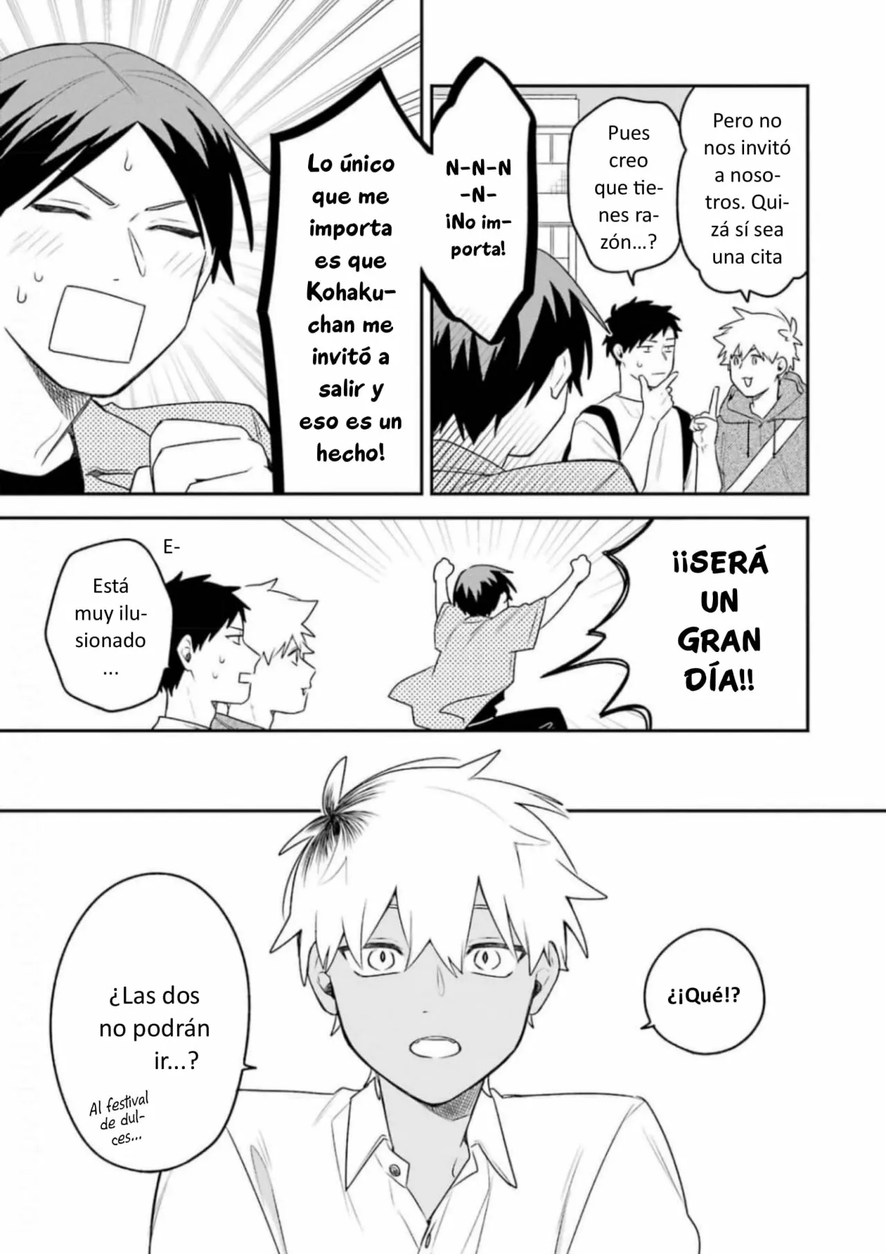 Gōkon ni ittara onna ga inakatta hanashi Capítulo 18 - Page 5