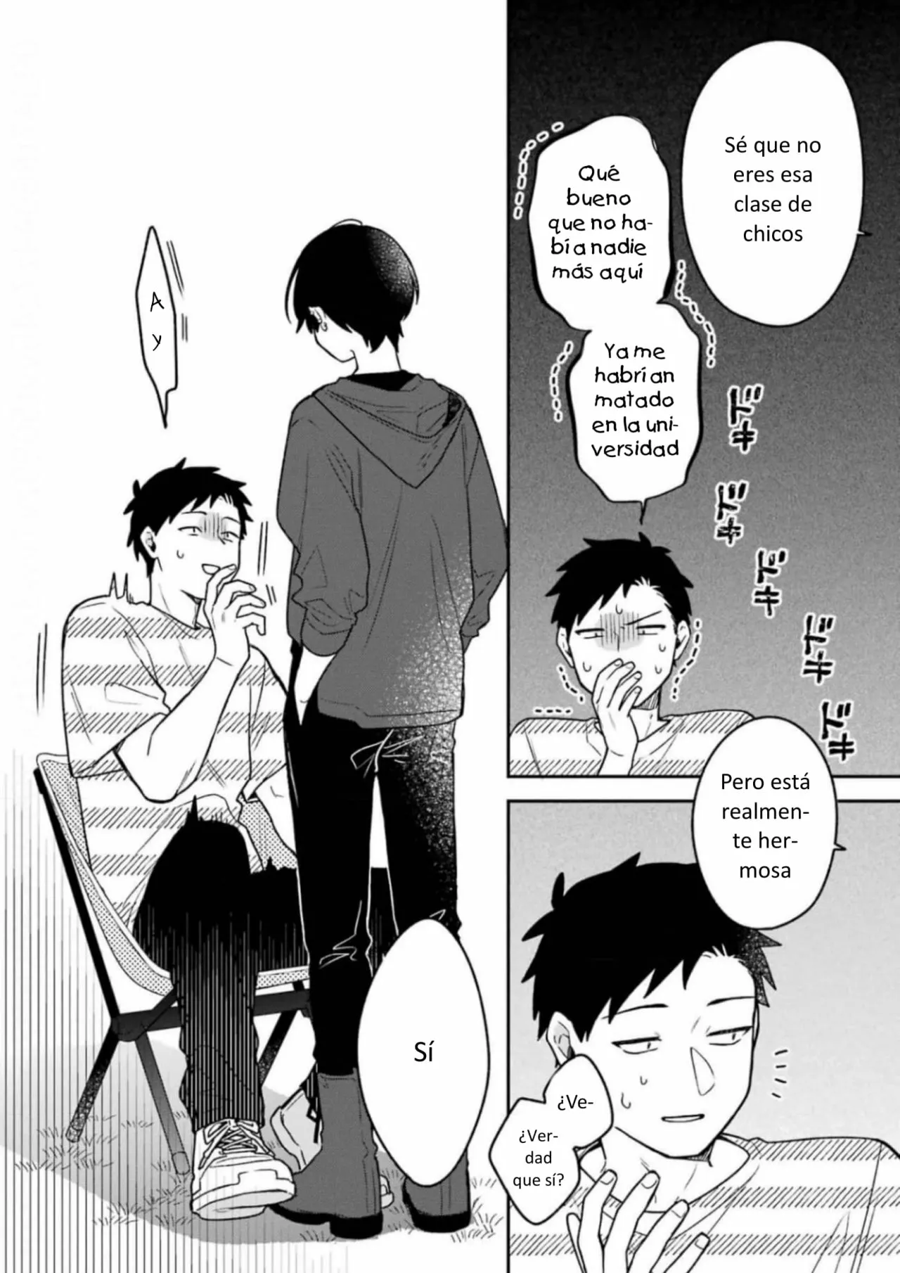 Gōkon ni ittara onna ga inakatta hanashi Capítulo 21 - Page 12