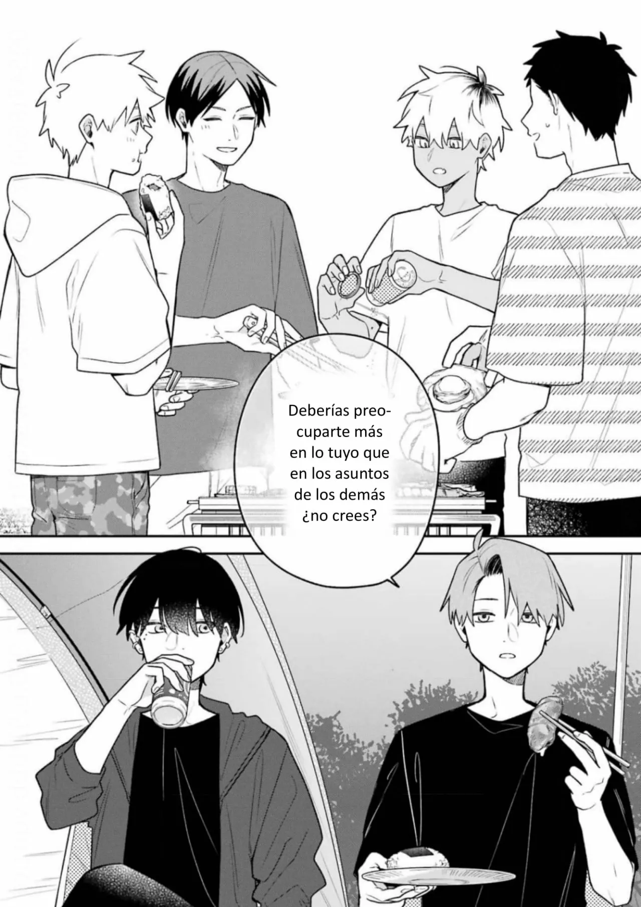 Gōkon ni ittara onna ga inakatta hanashi Capítulo 21 - Page 2