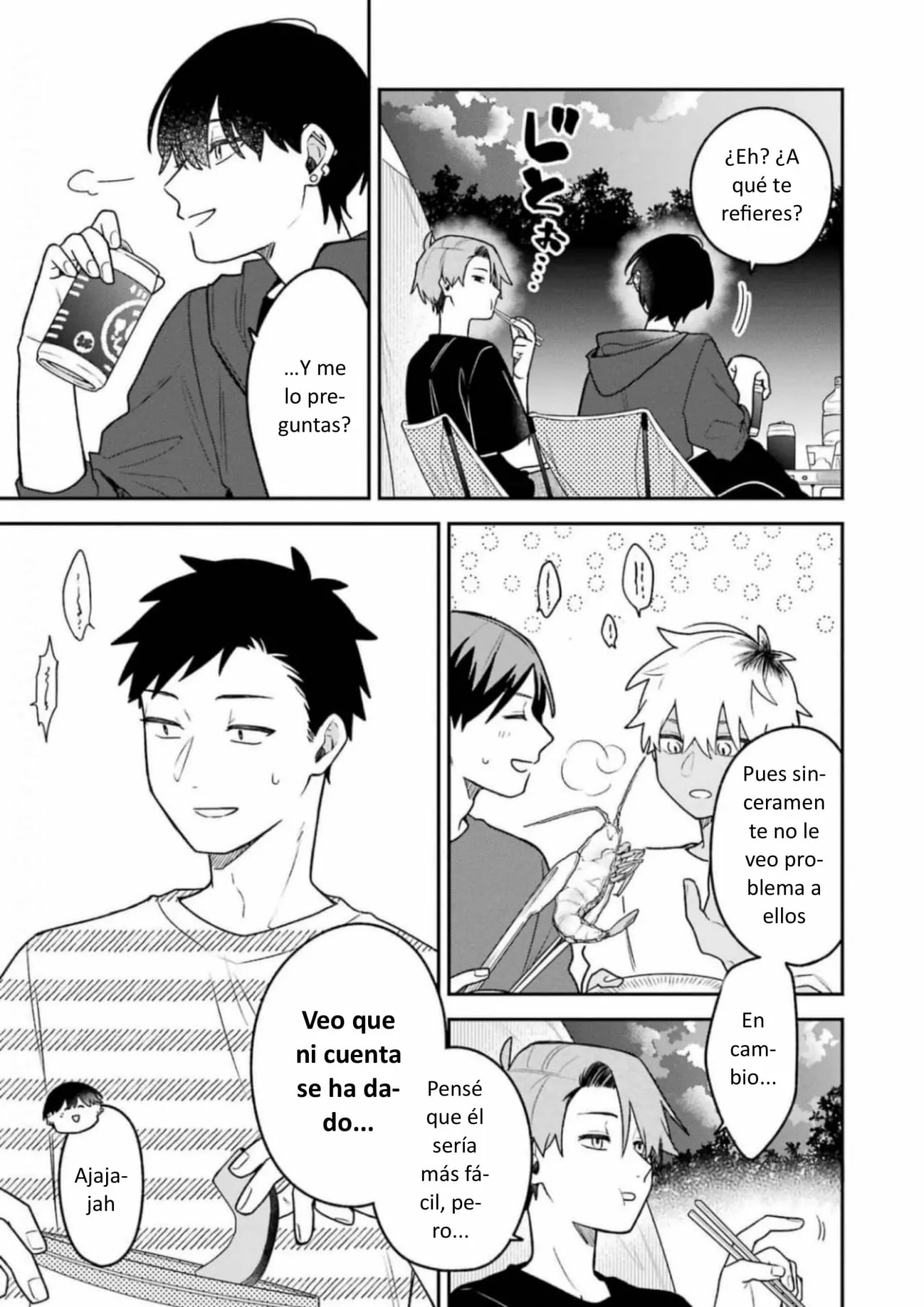 Gōkon ni ittara onna ga inakatta hanashi Capítulo 21 - Page 3