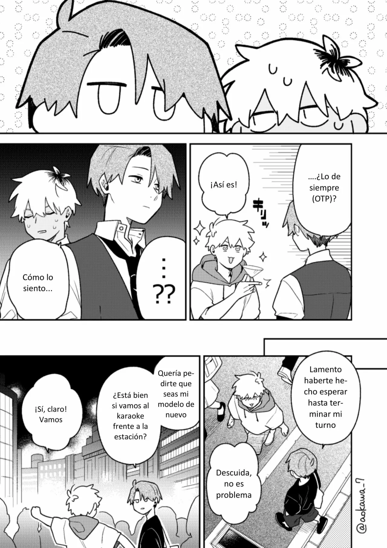 Gōkon ni ittara onna ga inakatta hanashi Capítulo 29 - Page 7