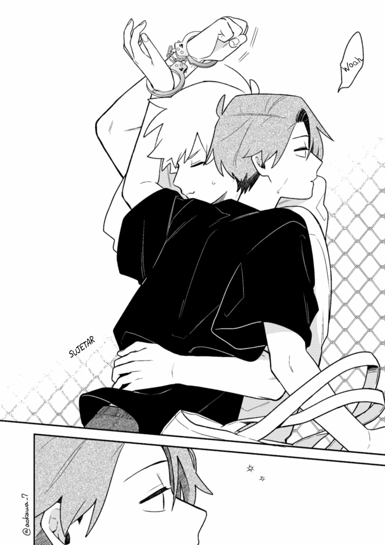 Gōkon ni ittara onna ga inakatta hanashi Capítulo 30 - Page 9