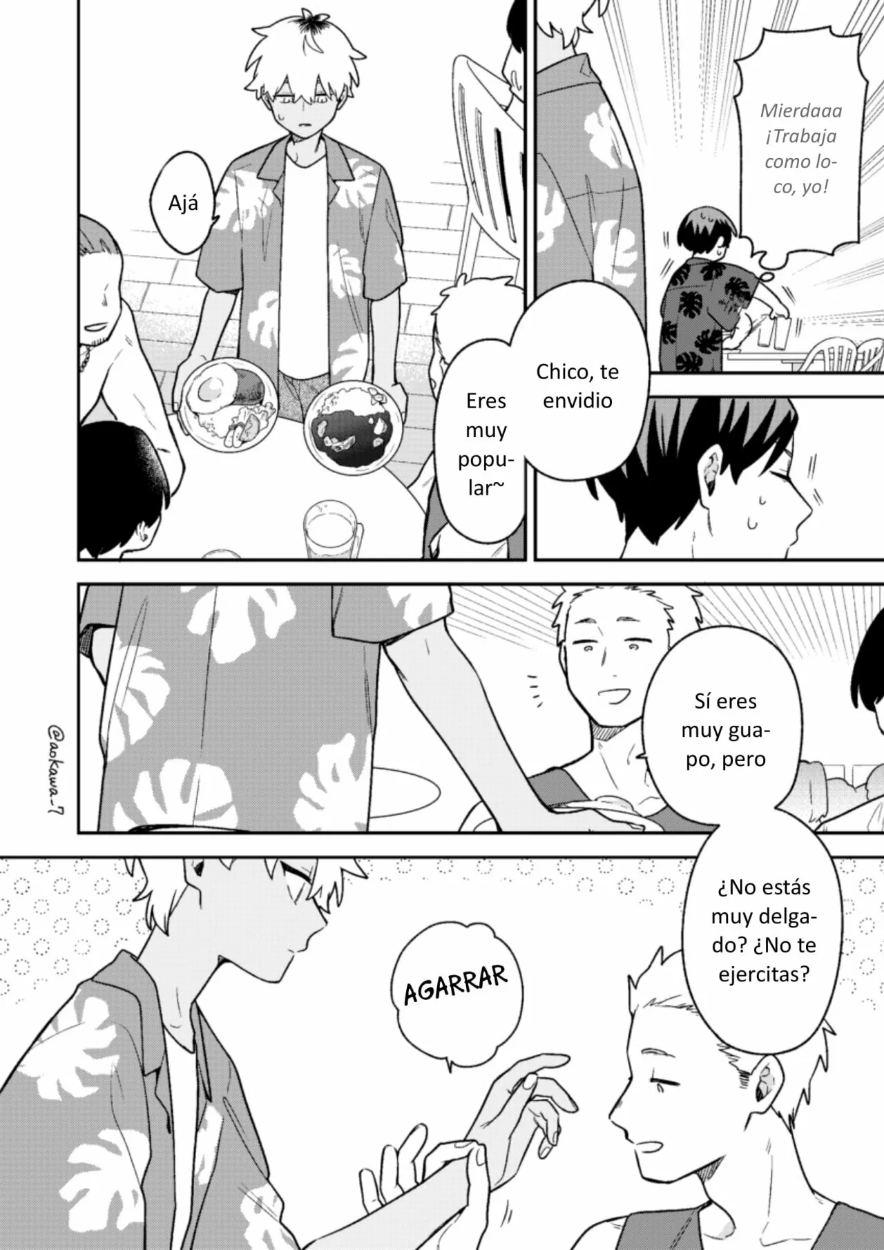 Gōkon ni ittara onna ga inakatta hanashi Capítulo 31 - Page 13