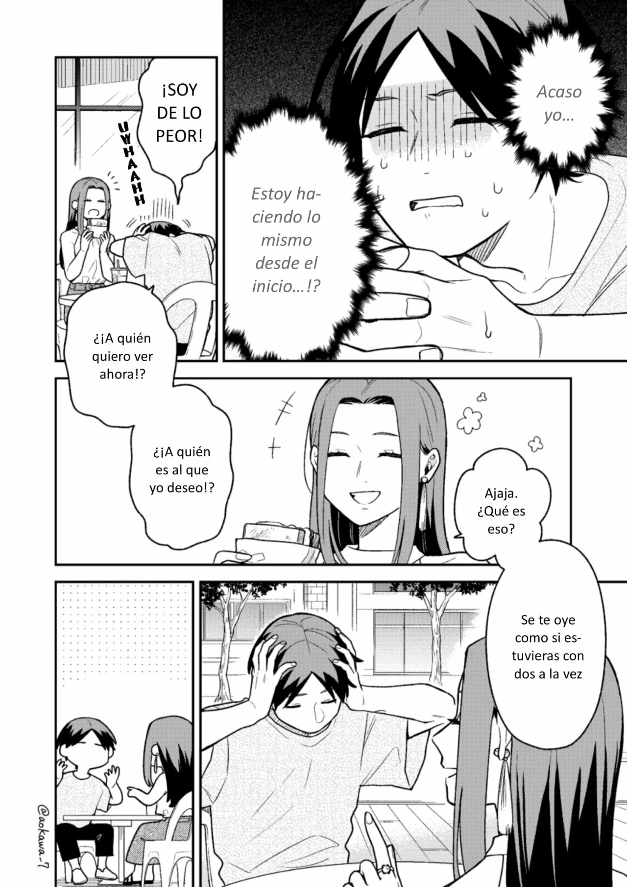 Gōkon ni ittara onna ga inakatta hanashi Capítulo 31 - Page 3