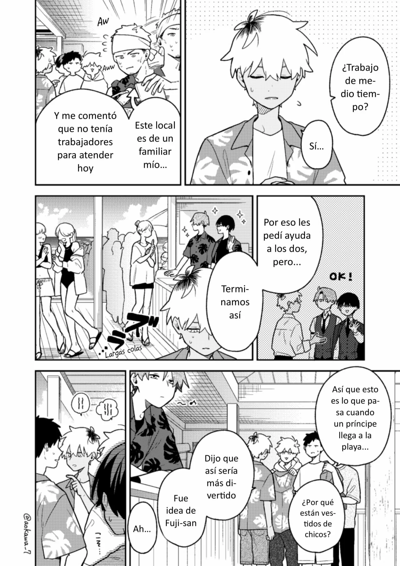 Gōkon ni ittara onna ga inakatta hanashi Capítulo 31 - Page 7