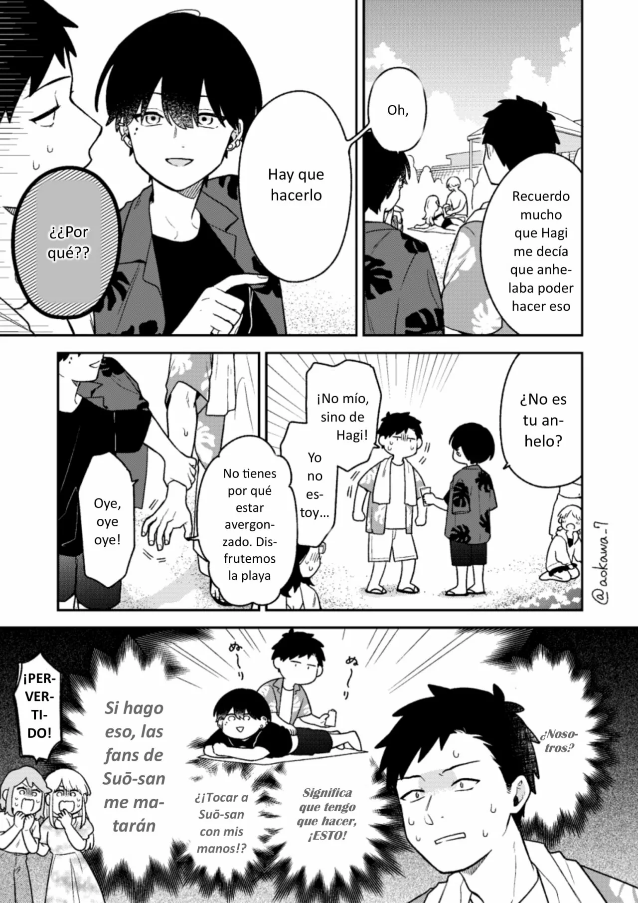 Gōkon ni ittara onna ga inakatta hanashi Capítulo 32 - Page 8