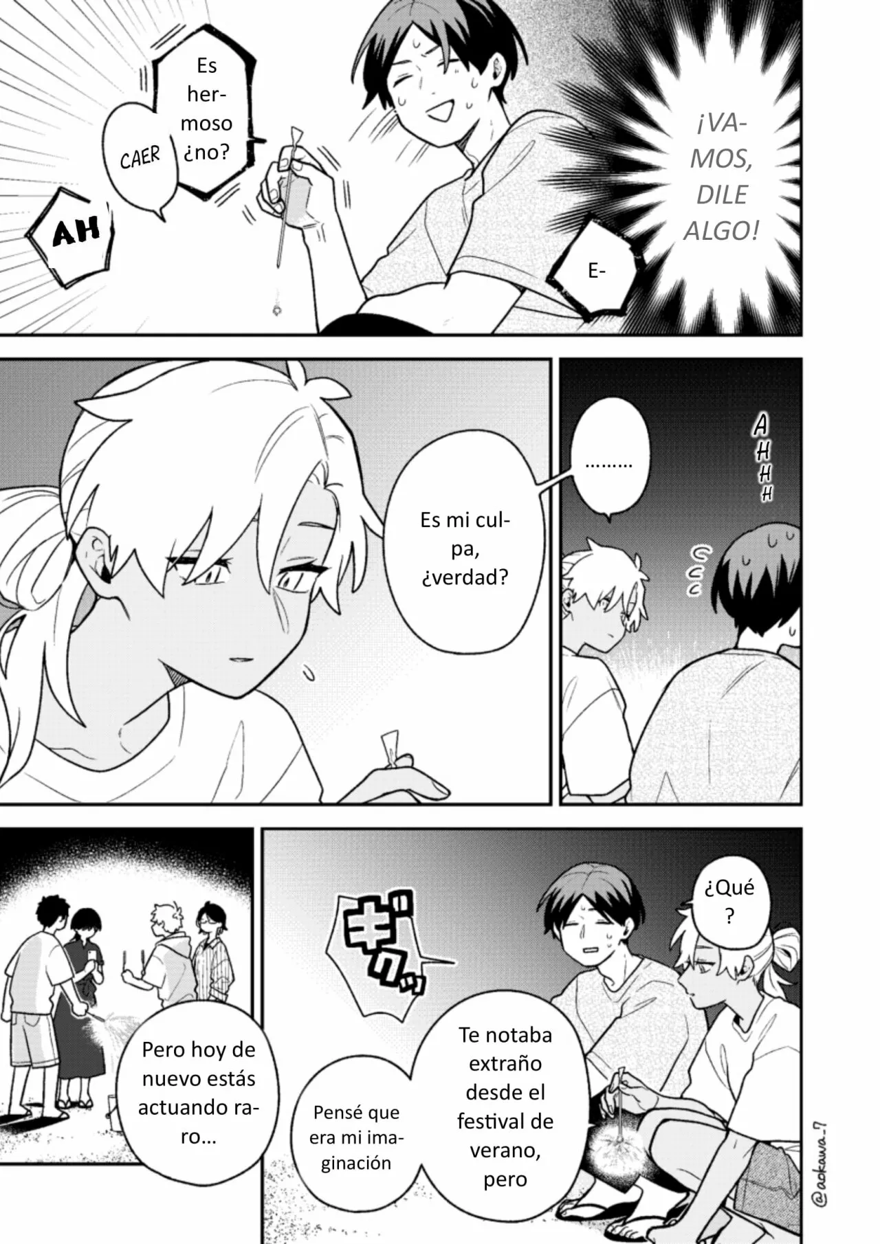 Gōkon ni ittara onna ga inakatta hanashi Capítulo 33 - Page 10