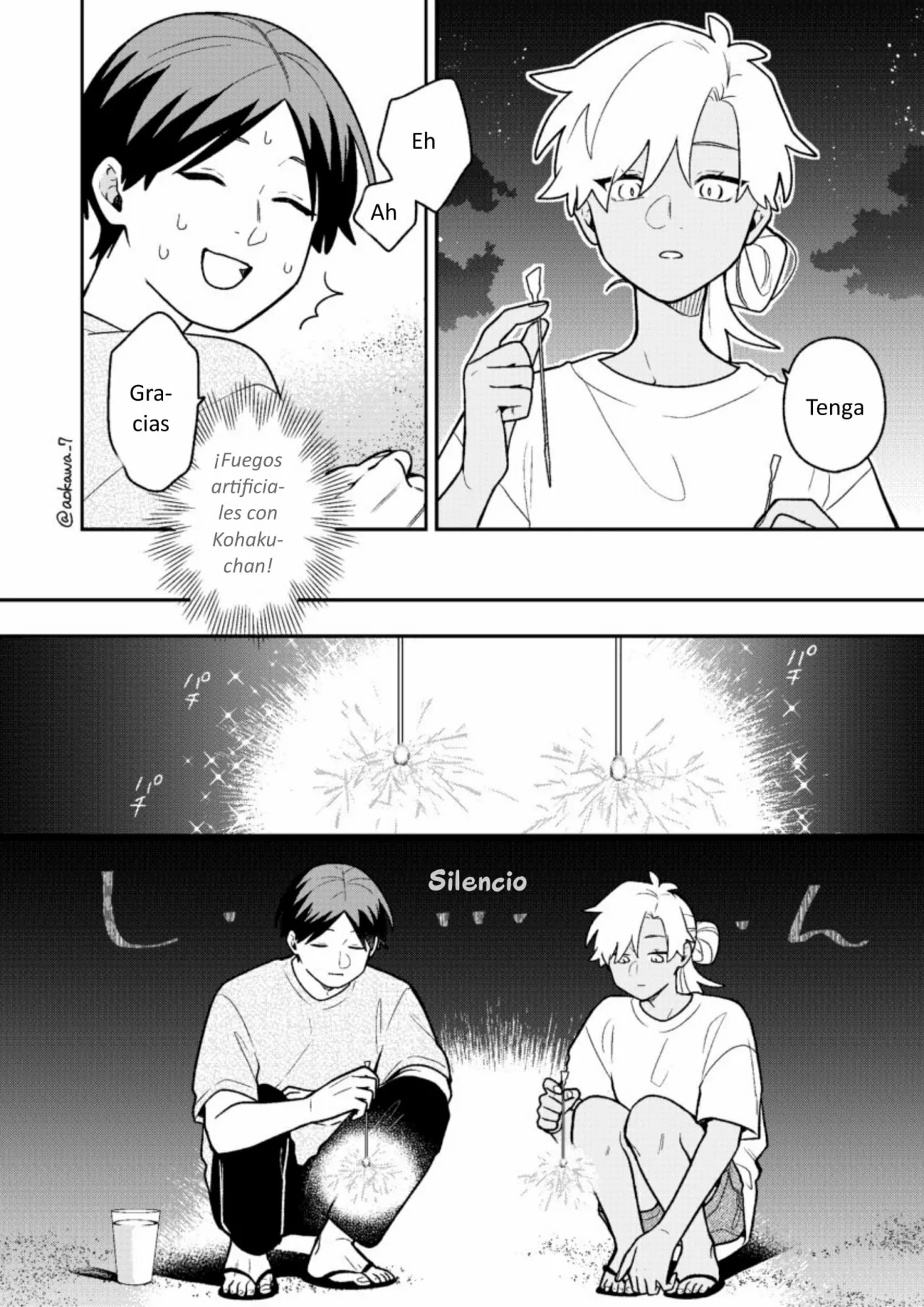 Gōkon ni ittara onna ga inakatta hanashi Capítulo 33 - Page 9