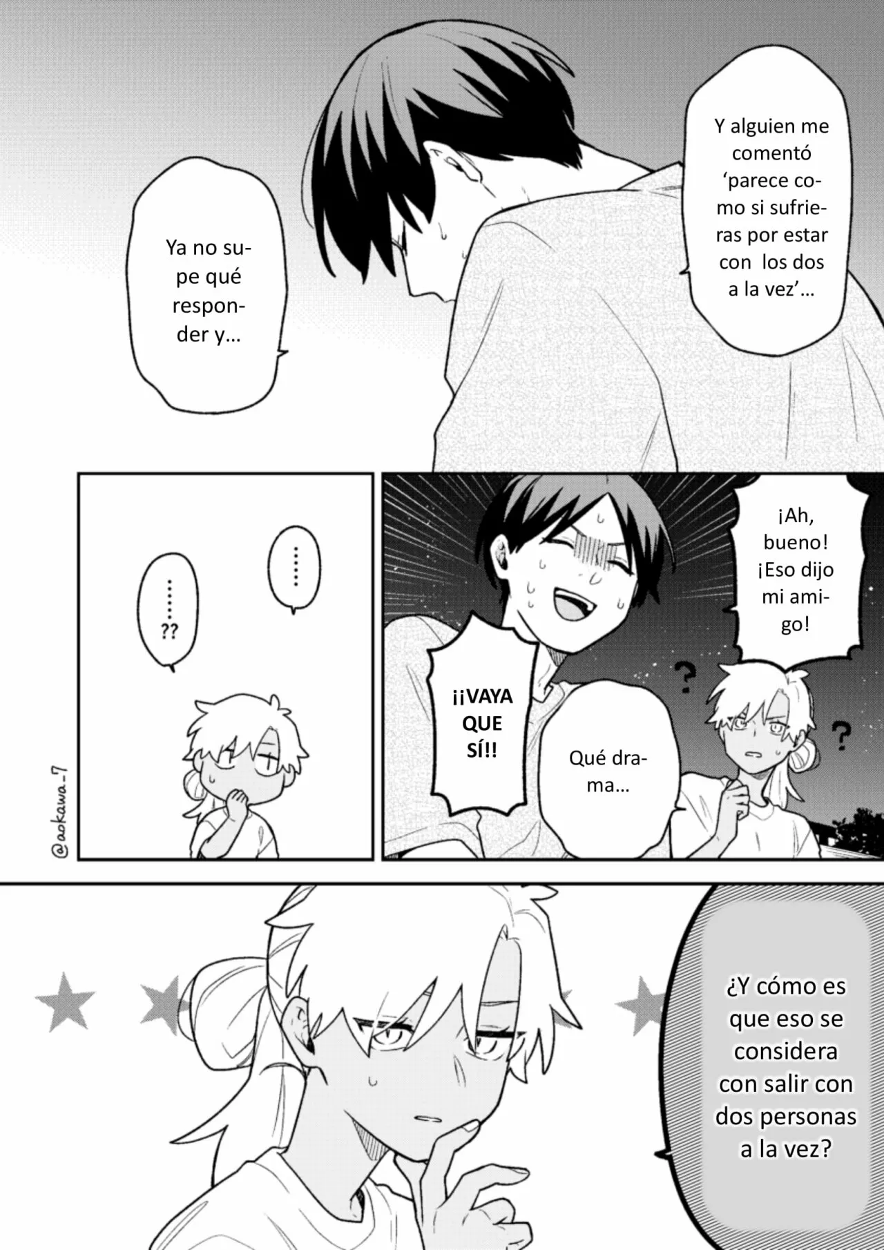 Gōkon ni ittara onna ga inakatta hanashi Capítulo 34 - Page 5