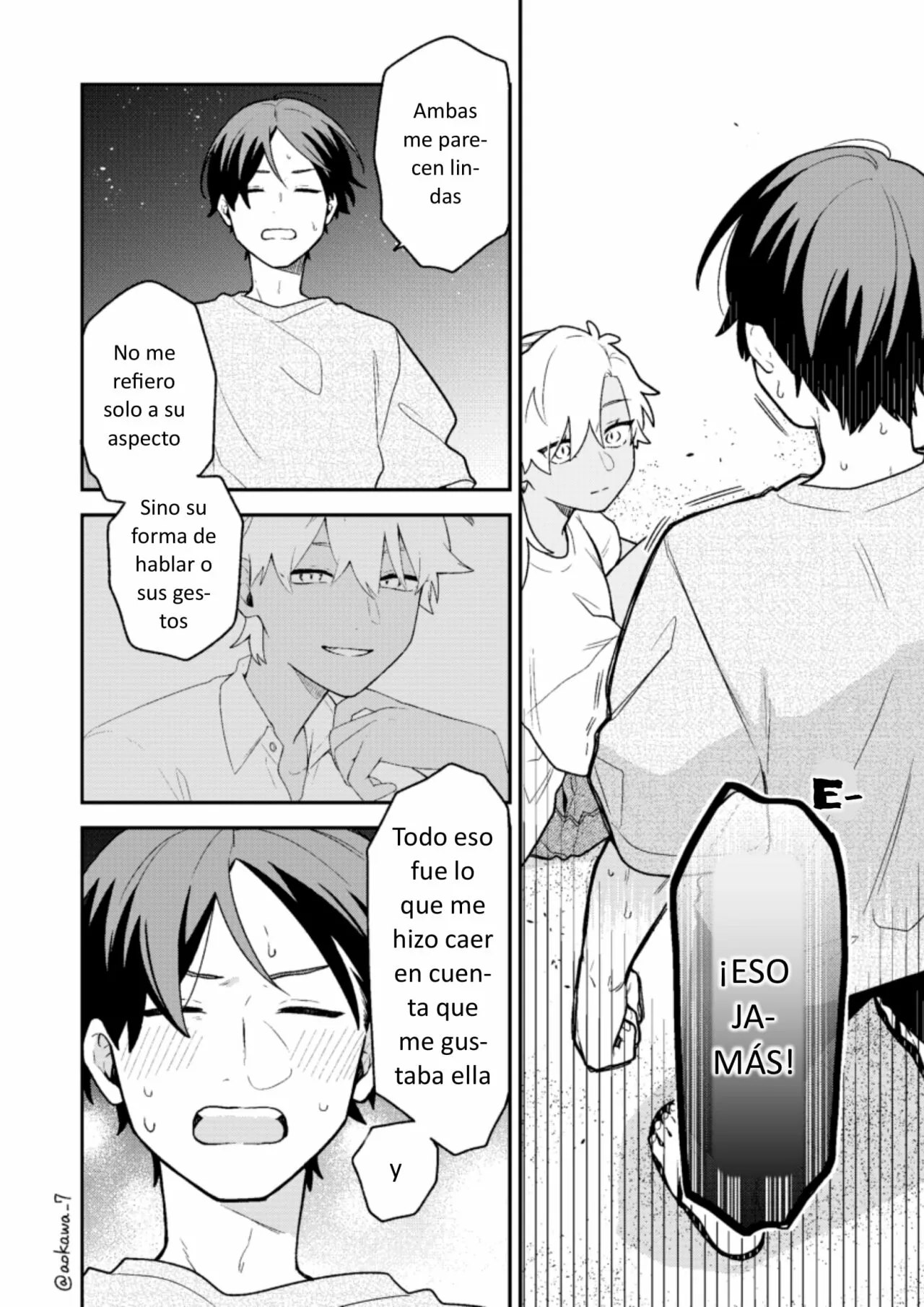 Gōkon ni ittara onna ga inakatta hanashi Capítulo 34 - Page 7