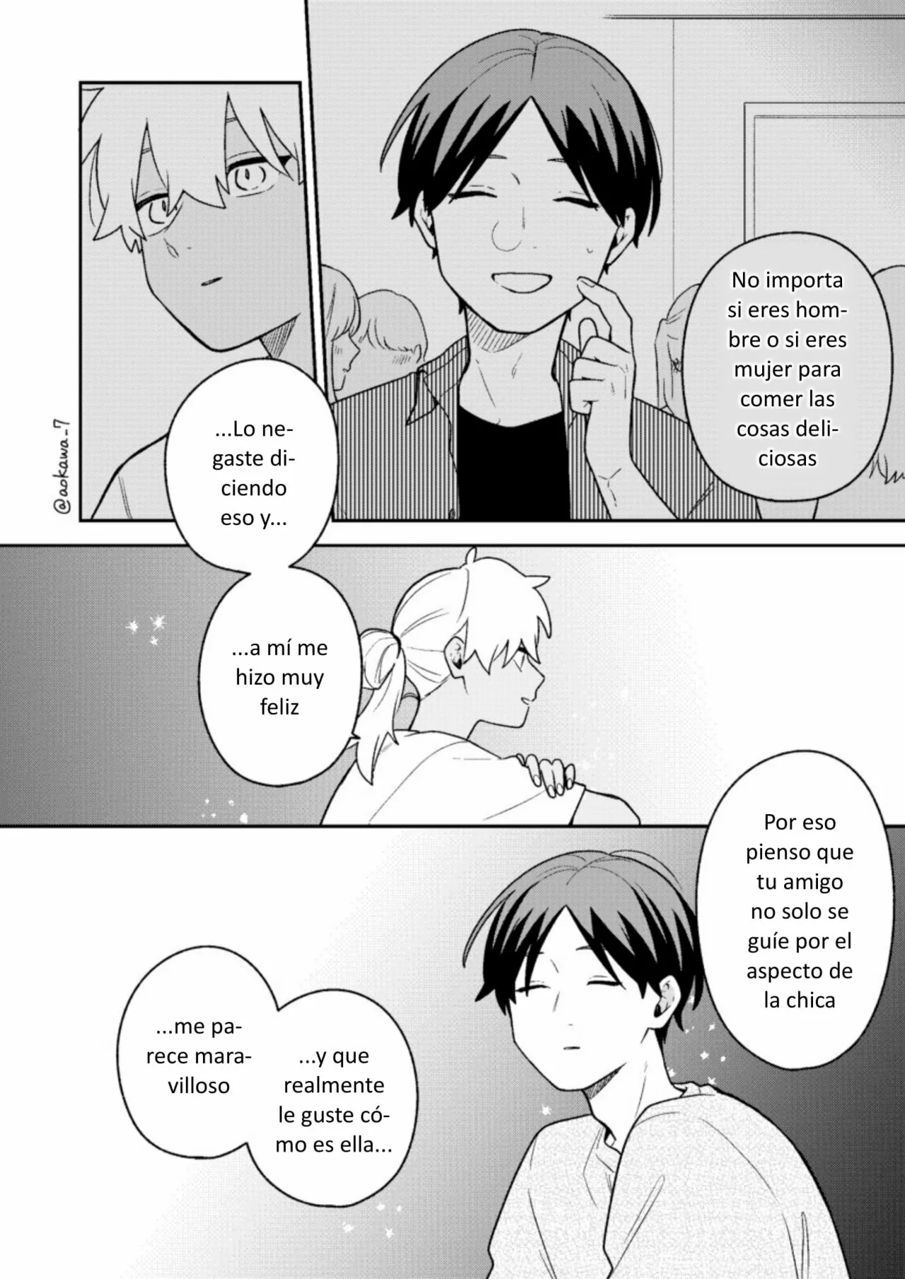 Gōkon ni ittara onna ga inakatta hanashi Capítulo 34 - Page 9