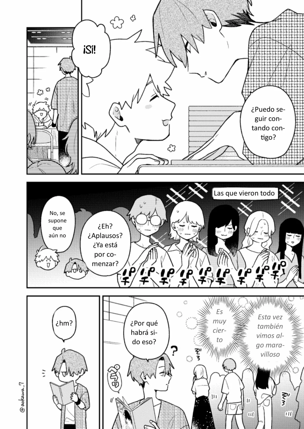 Gōkon ni ittara onna ga inakatta hanashi Capítulo 35 - Page 7