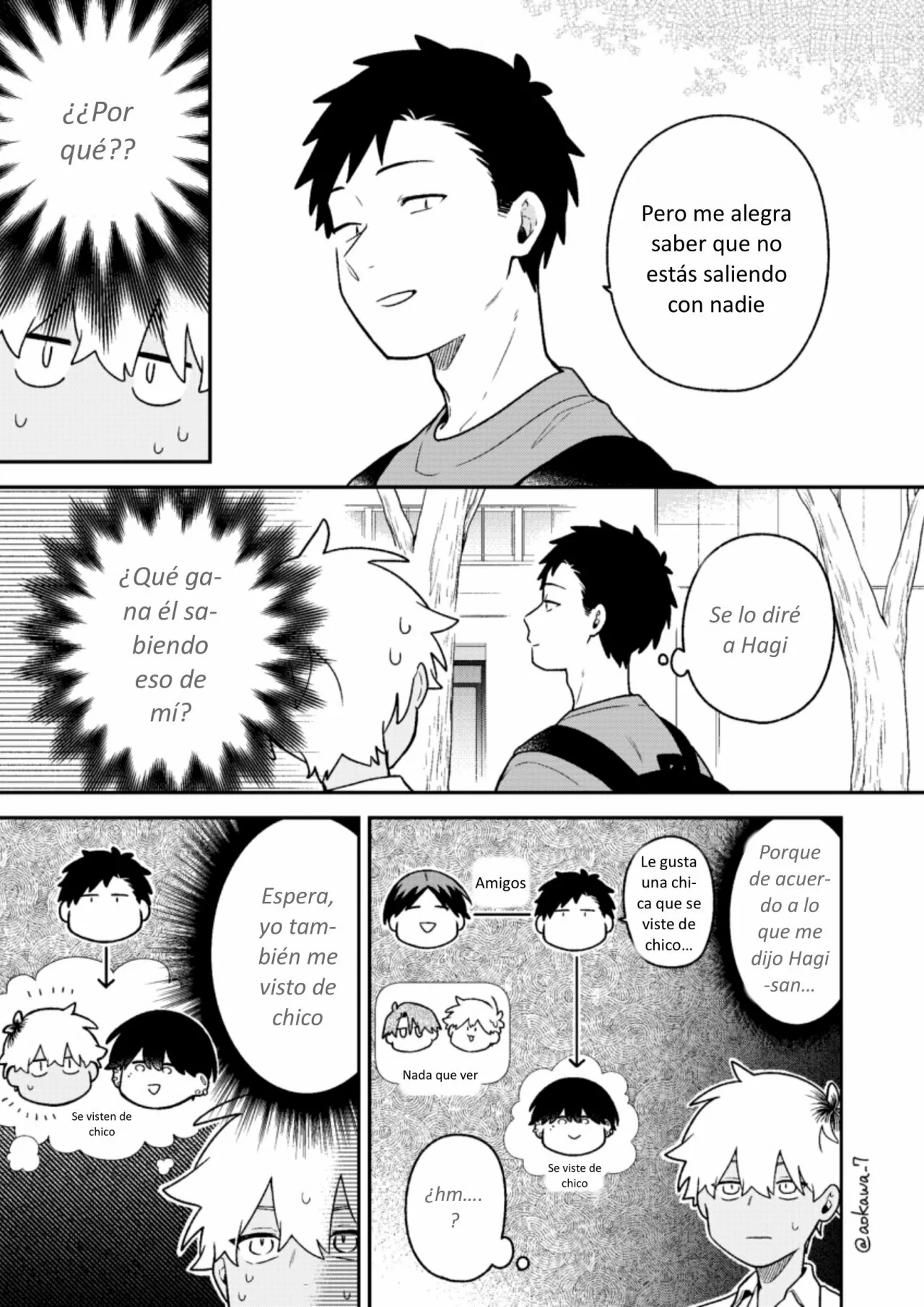 Gōkon ni ittara onna ga inakatta hanashi Capítulo 37 - Page 10