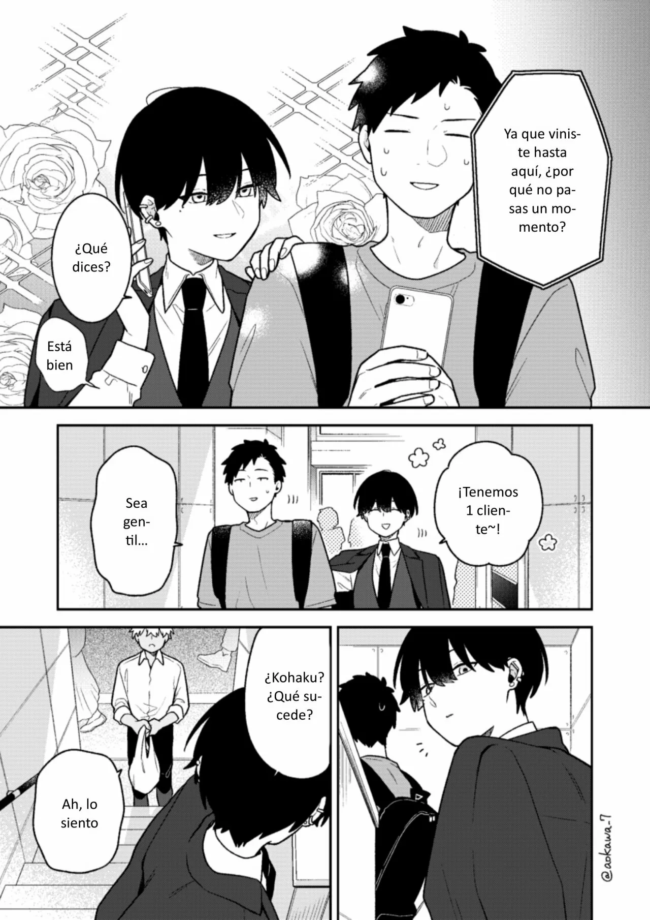 Gōkon ni ittara onna ga inakatta hanashi Capítulo 37 - Page 14