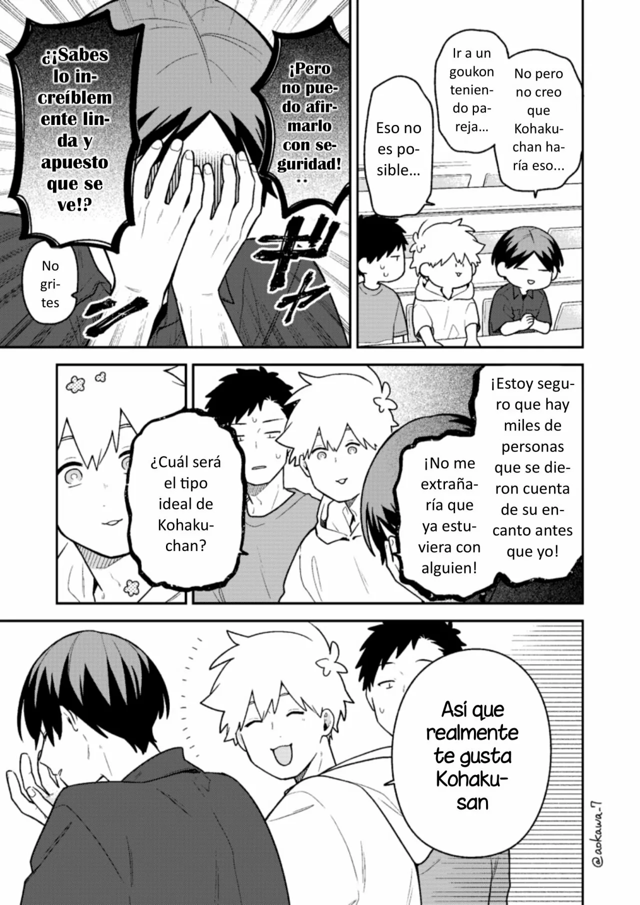 Gōkon ni ittara onna ga inakatta hanashi Capítulo 37 - Page 2