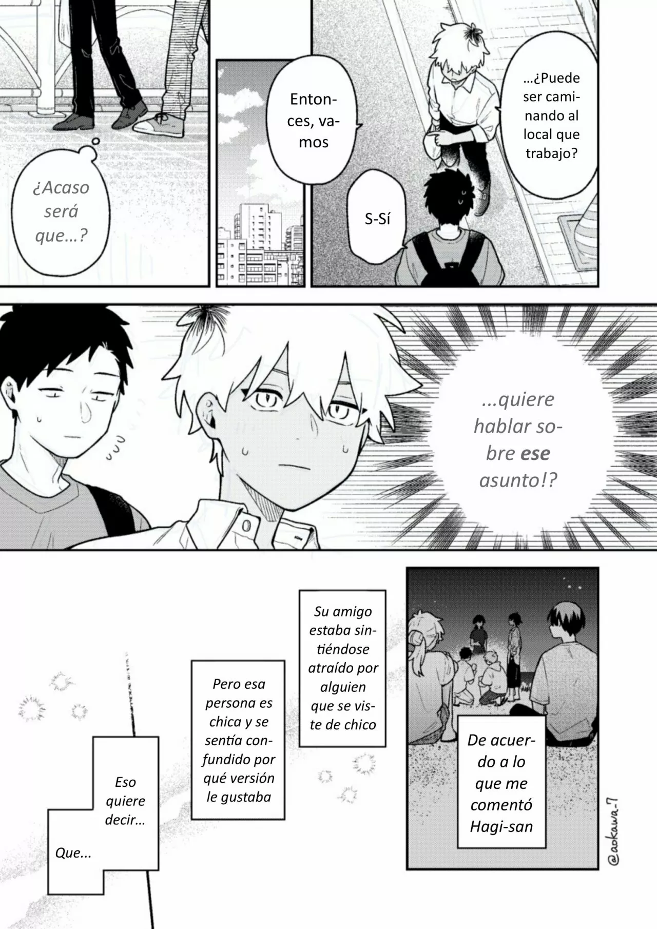 Gōkon ni ittara onna ga inakatta hanashi Capítulo 37 - Page 6