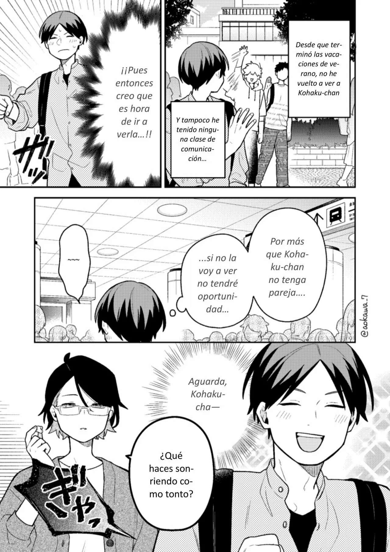 Gōkon ni ittara onna ga inakatta hanashi Capítulo 38 - Page 2