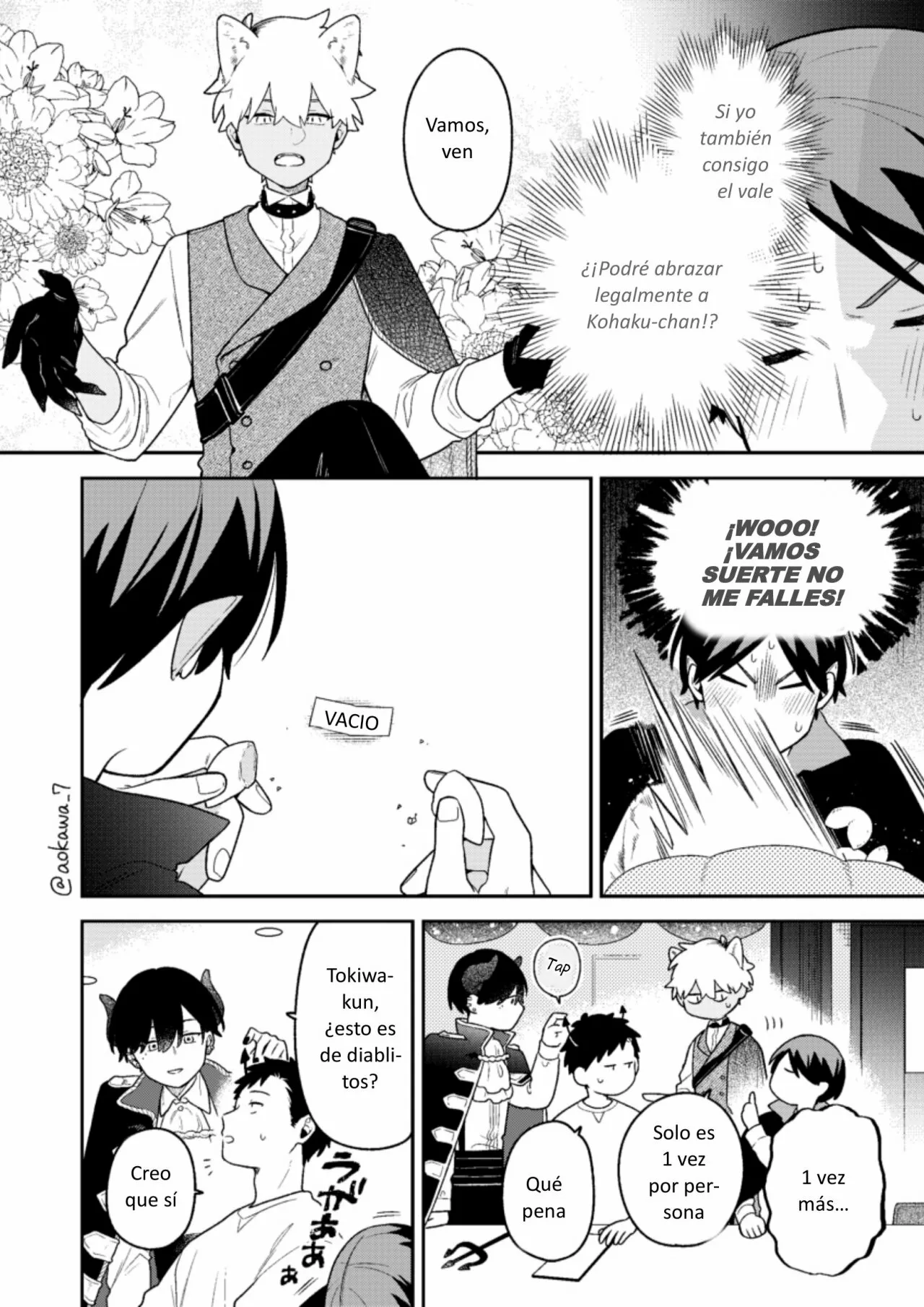 Gōkon ni ittara onna ga inakatta hanashi Capítulo 39 - Page 6