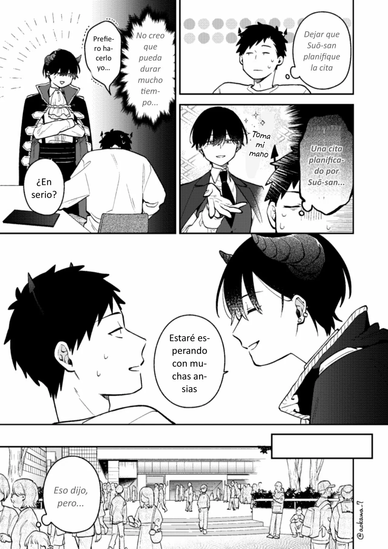 Gōkon ni ittara onna ga inakatta hanashi Capítulo 40 - Page 2