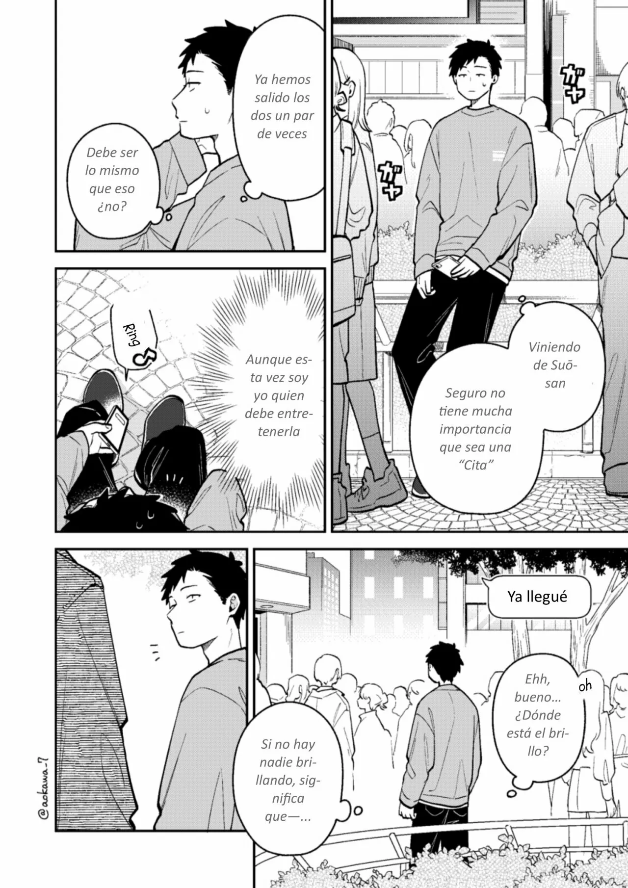 Gōkon ni ittara onna ga inakatta hanashi Capítulo 40 - Page 3