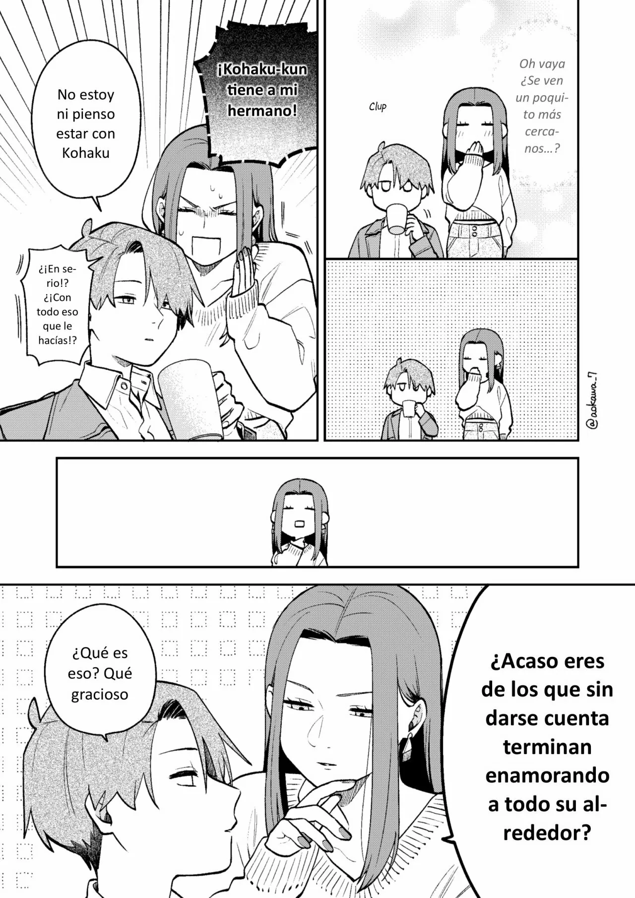 Gōkon ni ittara onna ga inakatta hanashi Capítulo 41 - Page 14