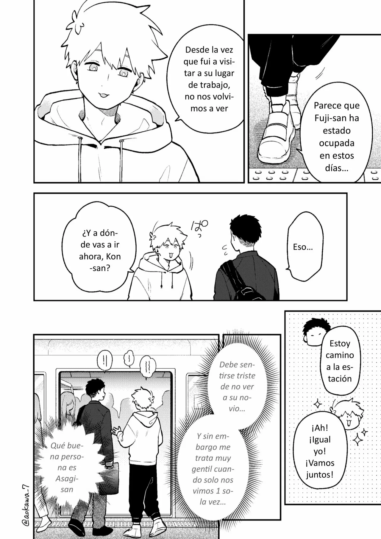 Gōkon ni ittara onna ga inakatta hanashi Capítulo 42 - Page 3