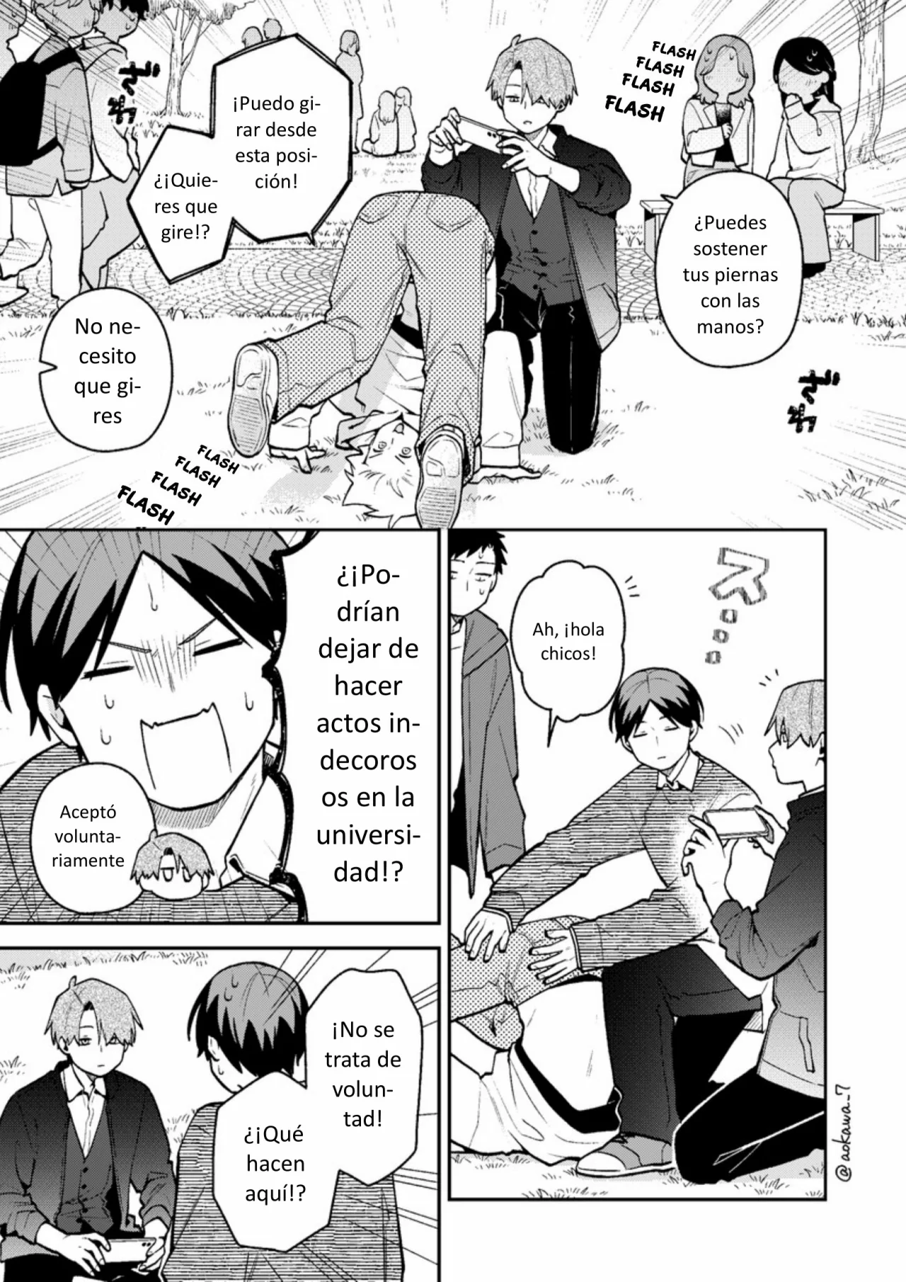 Gōkon ni ittara onna ga inakatta hanashi Capítulo 44 - Page 2