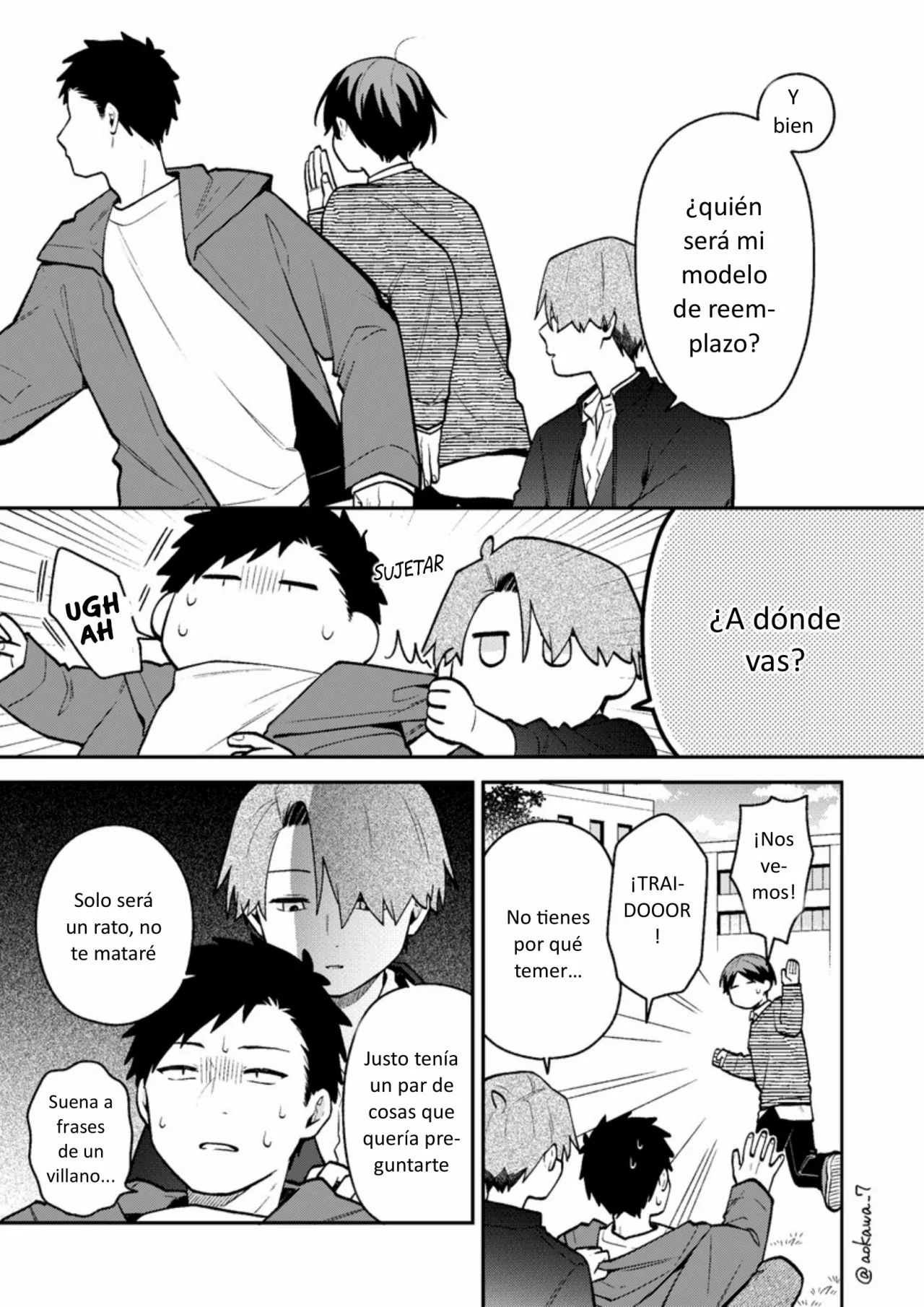 Gōkon ni ittara onna ga inakatta hanashi Capítulo 44 - Page 4