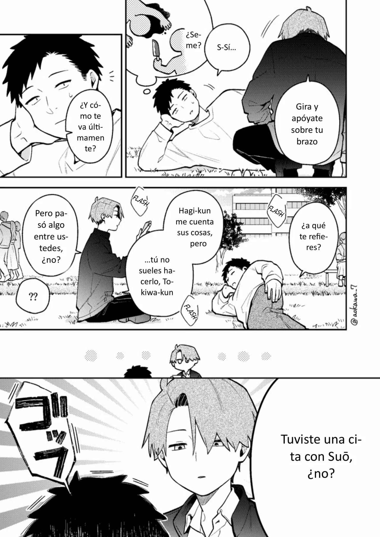 Gōkon ni ittara onna ga inakatta hanashi Capítulo 44 - Page 6