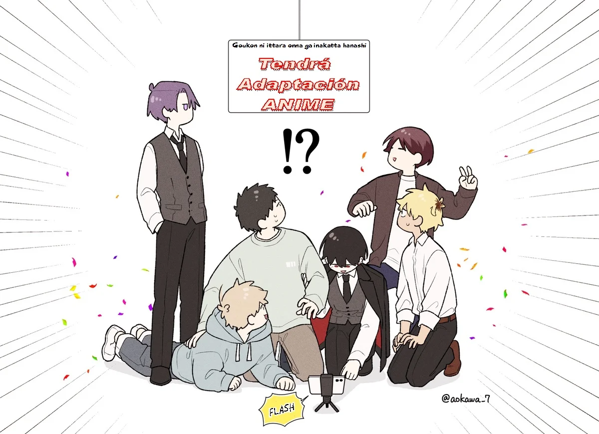 Gōkon ni ittara onna ga inakatta hanashi Capítulo 45 - Page 22