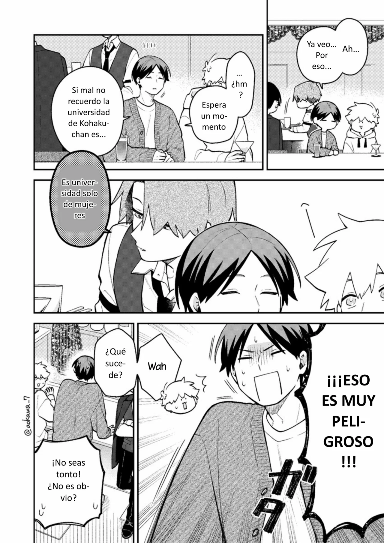 Gōkon ni ittara onna ga inakatta hanashi Capítulo 45 - Page 3