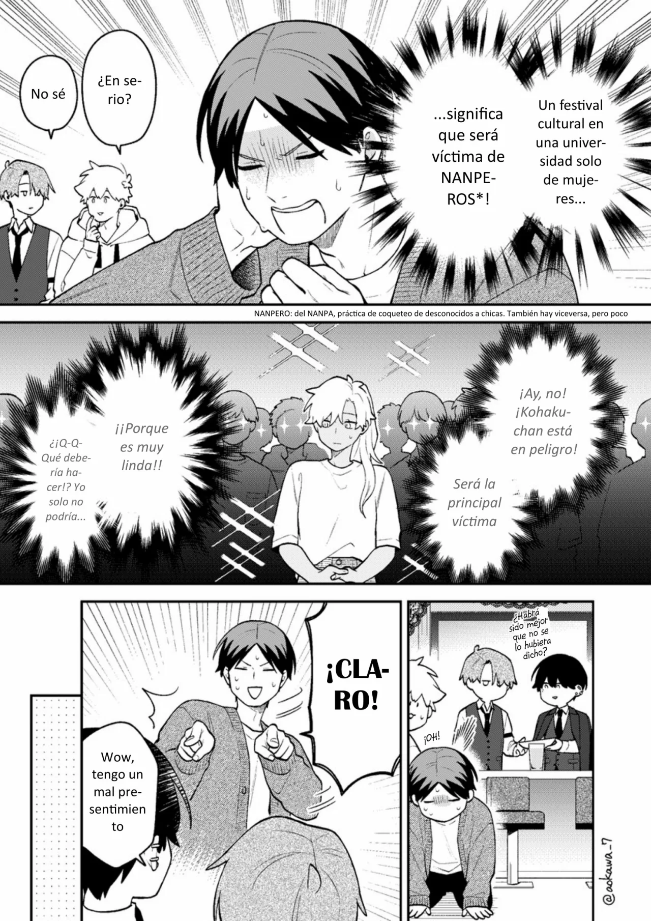 Gōkon ni ittara onna ga inakatta hanashi Capítulo 45 - Page 4